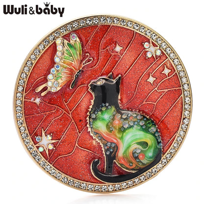 Broche Papillon · Émail