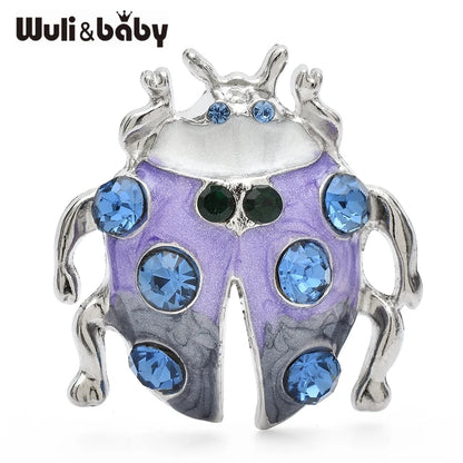 Broche Scarabée · Cristal