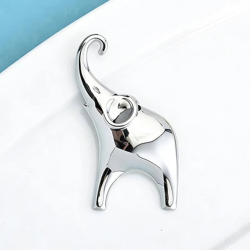 Broche Éléphant · Acier