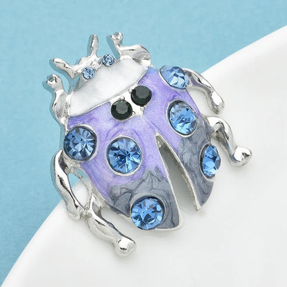 Broche Scarabée · Cristal