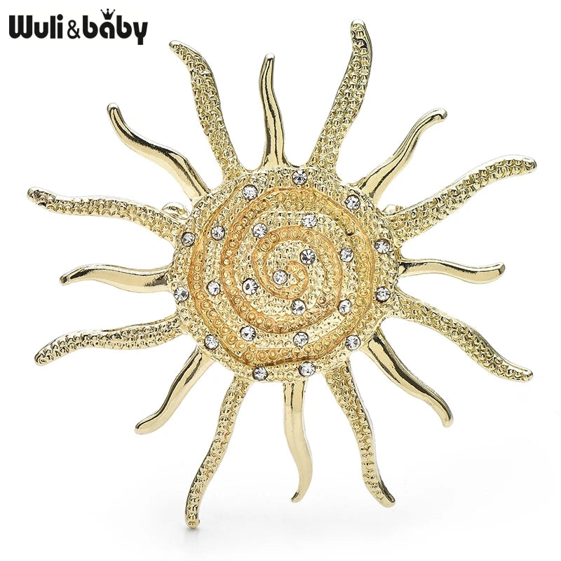 Broche Escargot · Cristal
