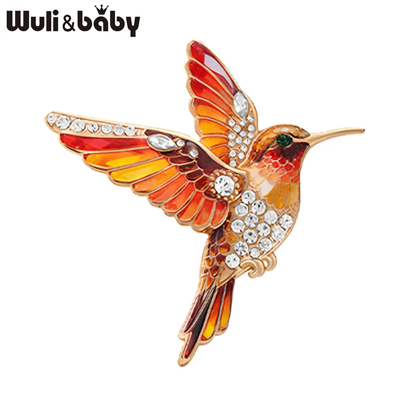 Broche Colibri · Cristal