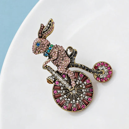Broche Lapin · Cristal