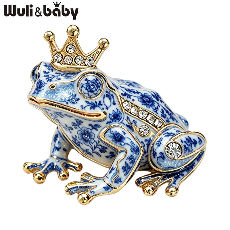 Broche Grenouille · Cristal