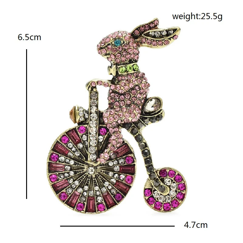 Broche Lapin · Cristal