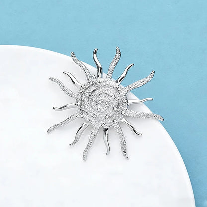 Broche Escargot · Cristal