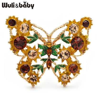 Broche Papillon Vintage · Émail