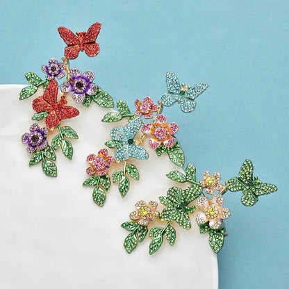Broche Papillon · Cristal