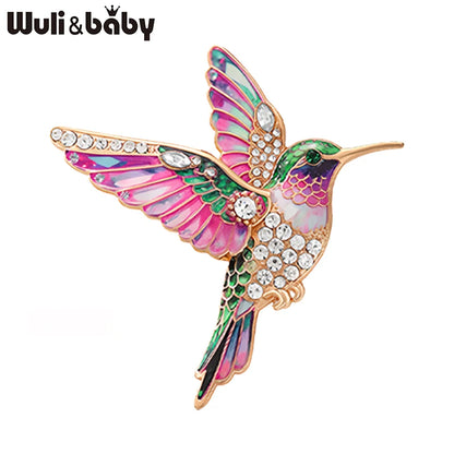 Broche Colibri · Cristal