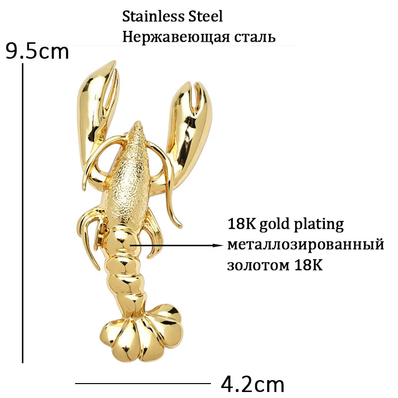 Broche Homard · Acier