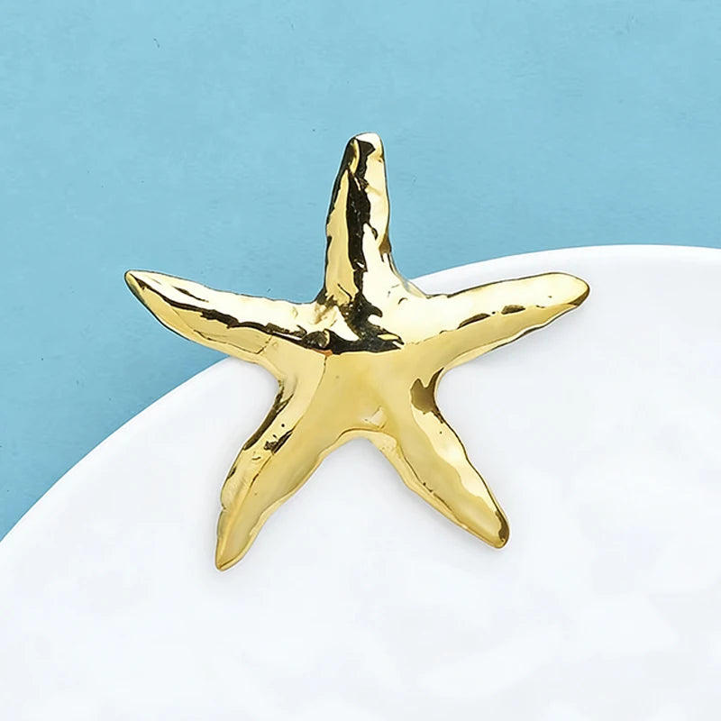 Broche Étoile de Mer · Acier