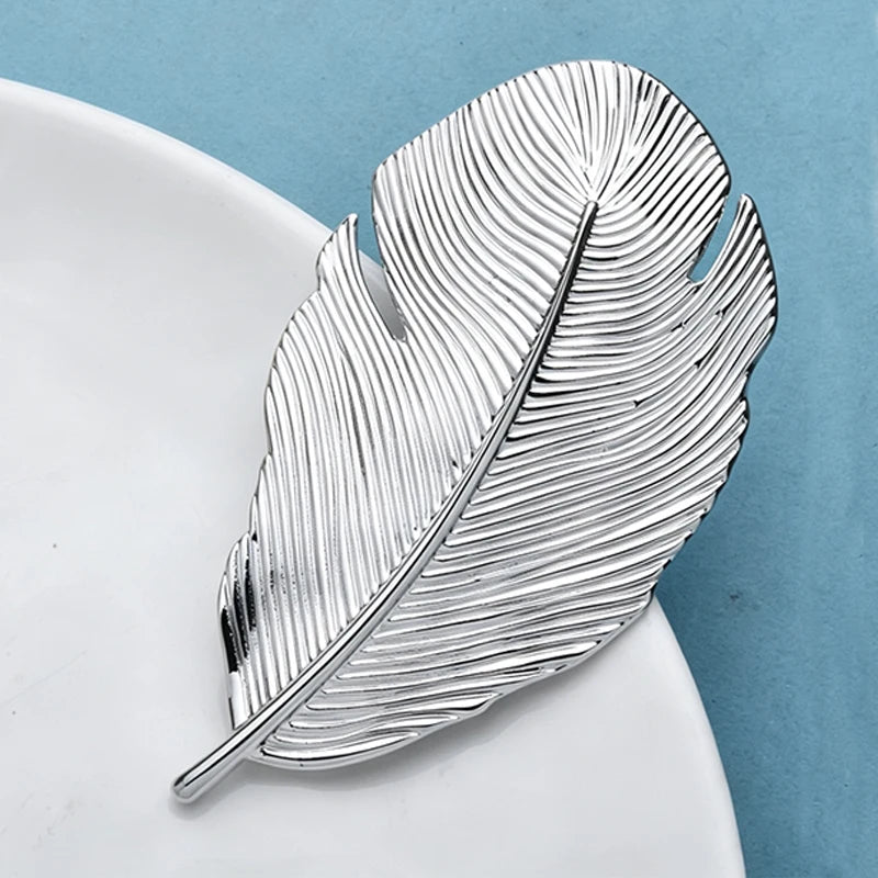 Broche Feuille