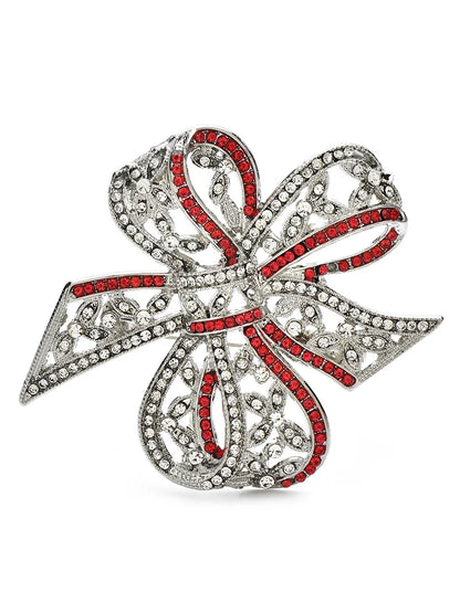 Broche Nœud · Cristal