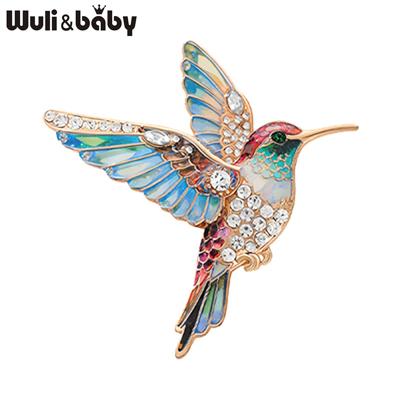 Broche Colibri · Cristal