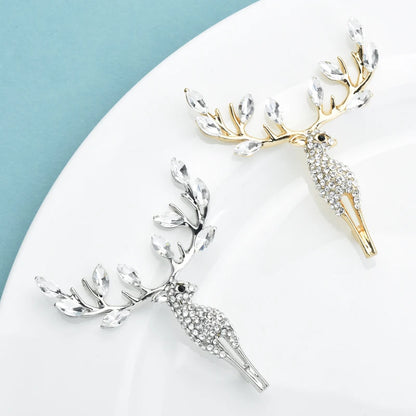 Broche Cerf · Cristal