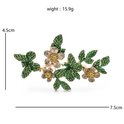 Broche Papillon · Cristal