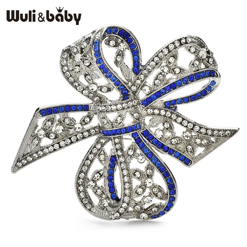 Broche Nœud · Cristal