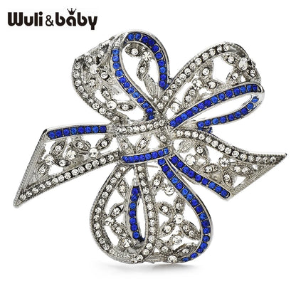 Broche Nœud · Cristal