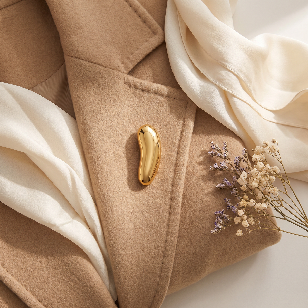 Broche Haricot · Acier