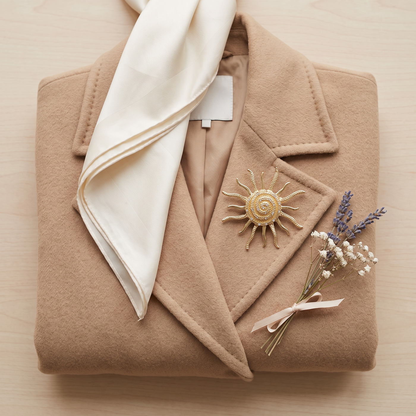Broche Escargot en cristal, bijou vintage Alyvoa tenue à la main · Argenté