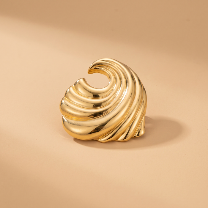 Broche Vague · Acier