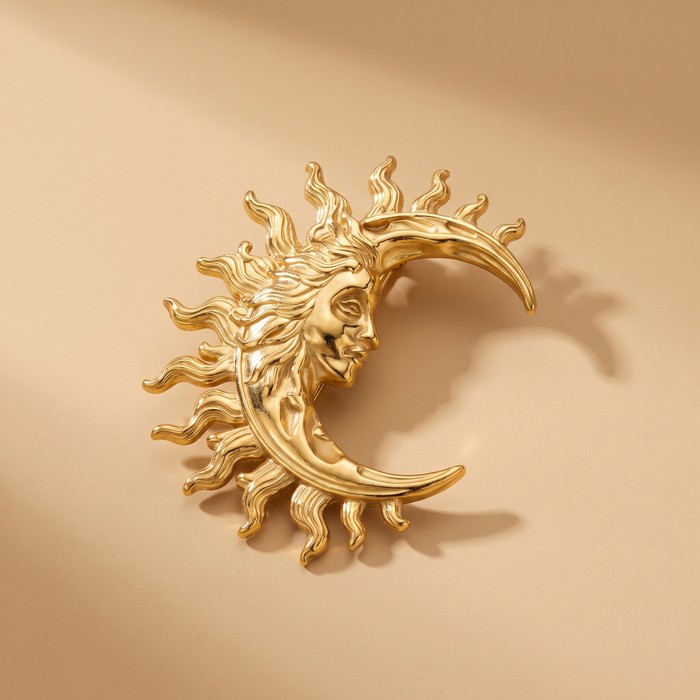 Broche Déesse · Acier