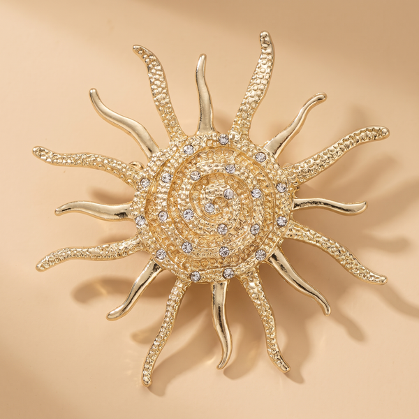 Broche Escargot · Cristal