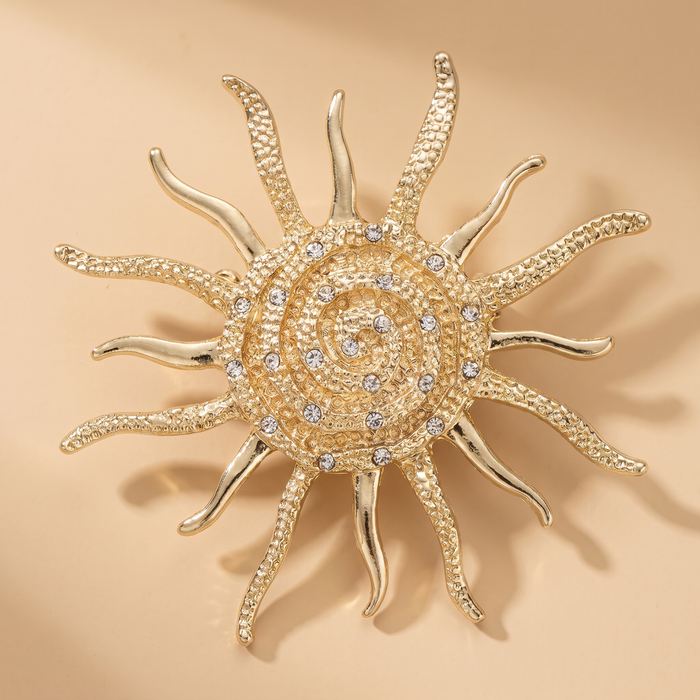 Broche Escargot · Cristal