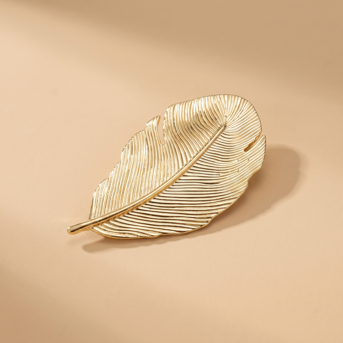Broche Feuille