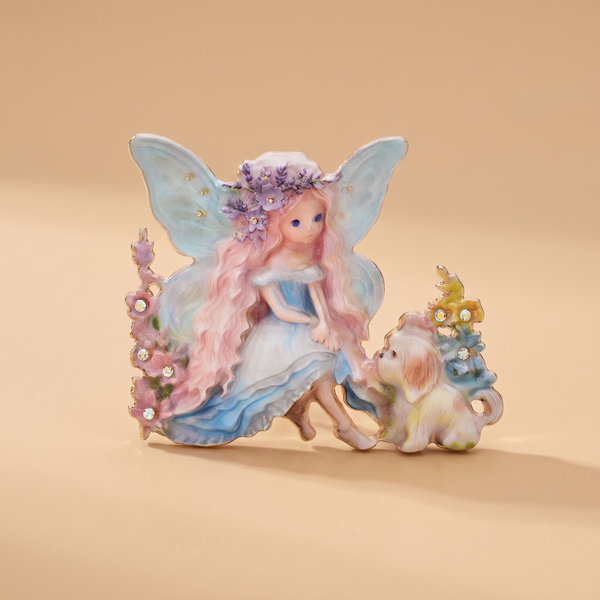 Broche Papillon · Émail