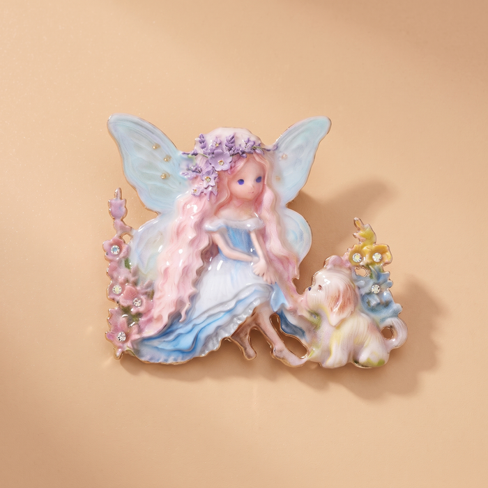 Broche Papillon · Émail
