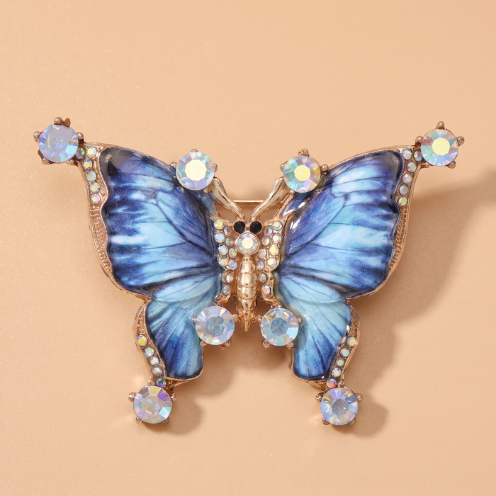 Broche Papillon Vintage · Émail
