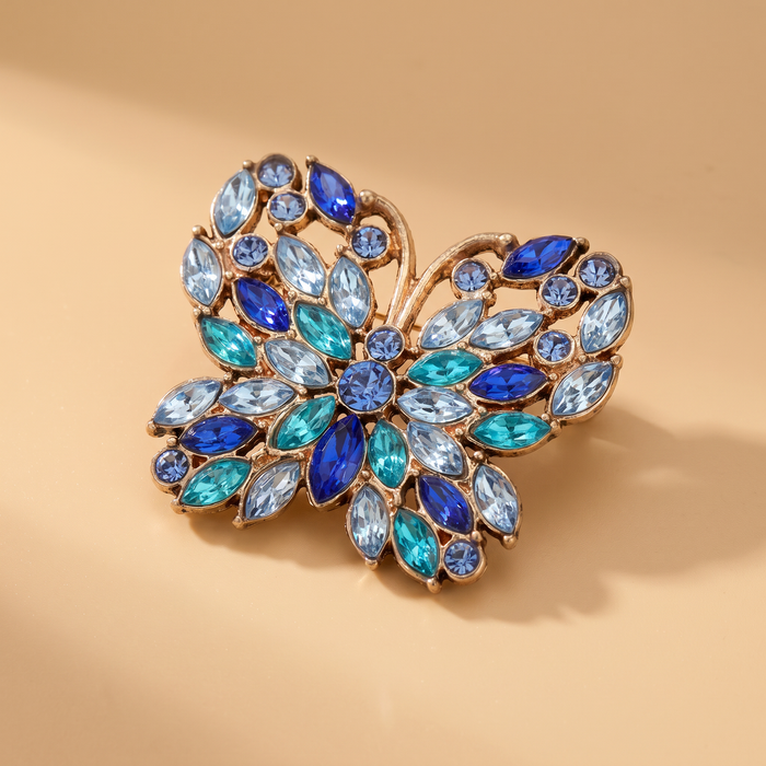 Broche Papillon Vintage · Cristal
