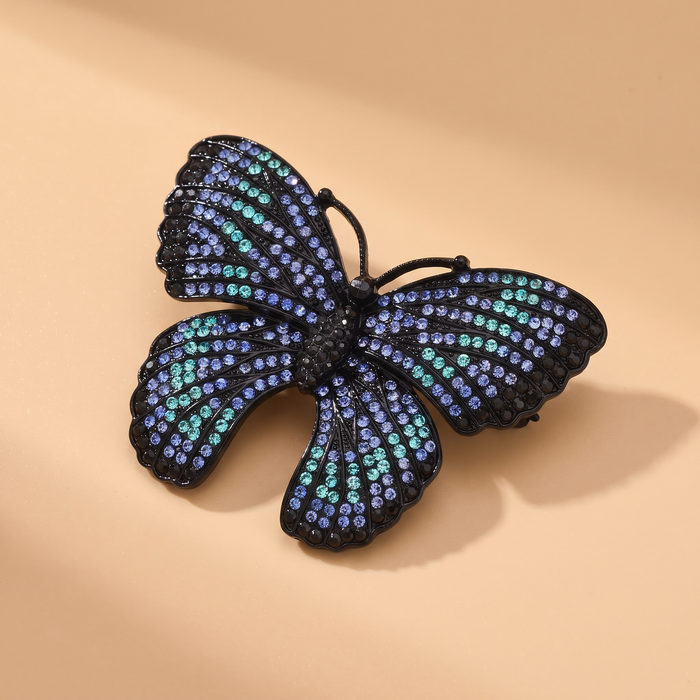 Broche Papillon · Cristal