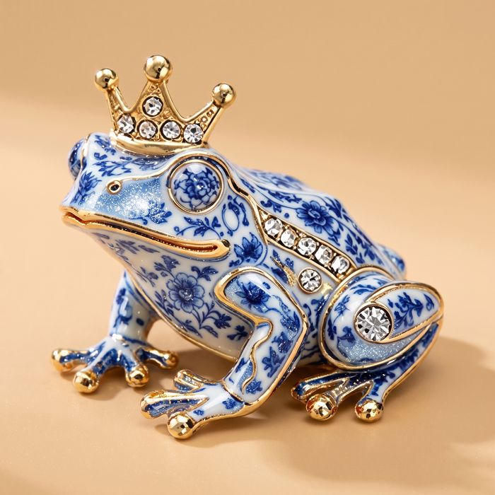Broche Grenouille · Cristal
