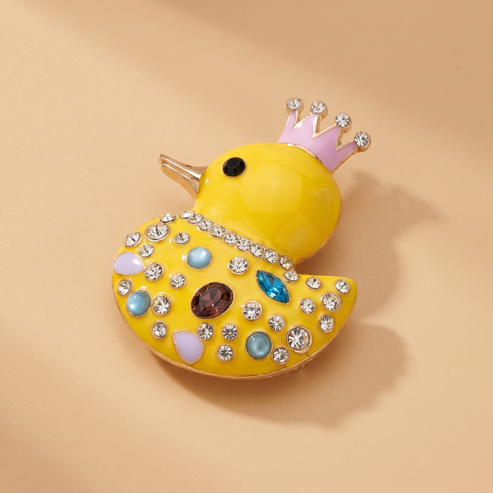 Broche Canard · Cristal
