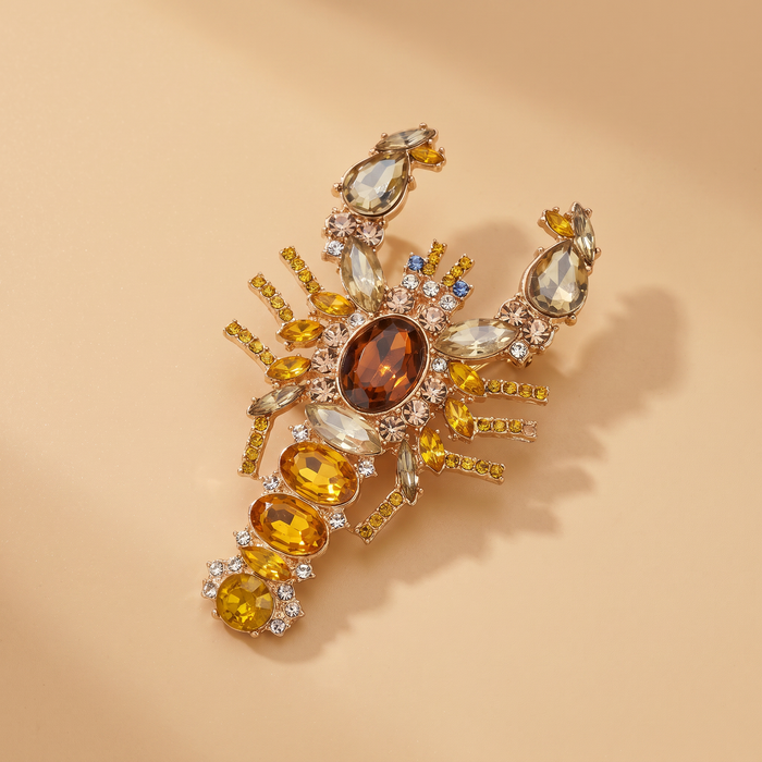 Broche Homard · Cristal