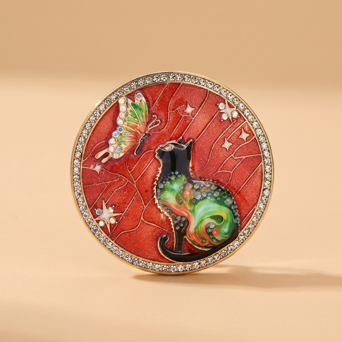 Broche Papillon · Émail