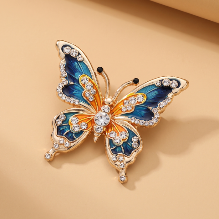 Broche Papillon · Émail