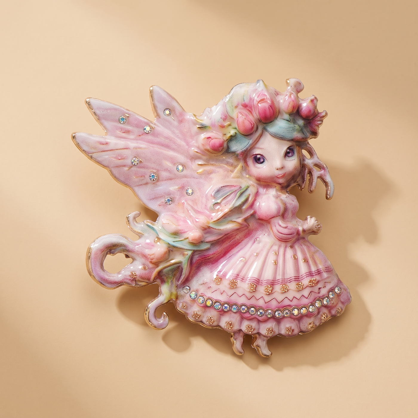 Broche Papillon · Violet · vue principale